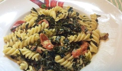 Pasta met Palmkool ! Pasta met Palmkool !